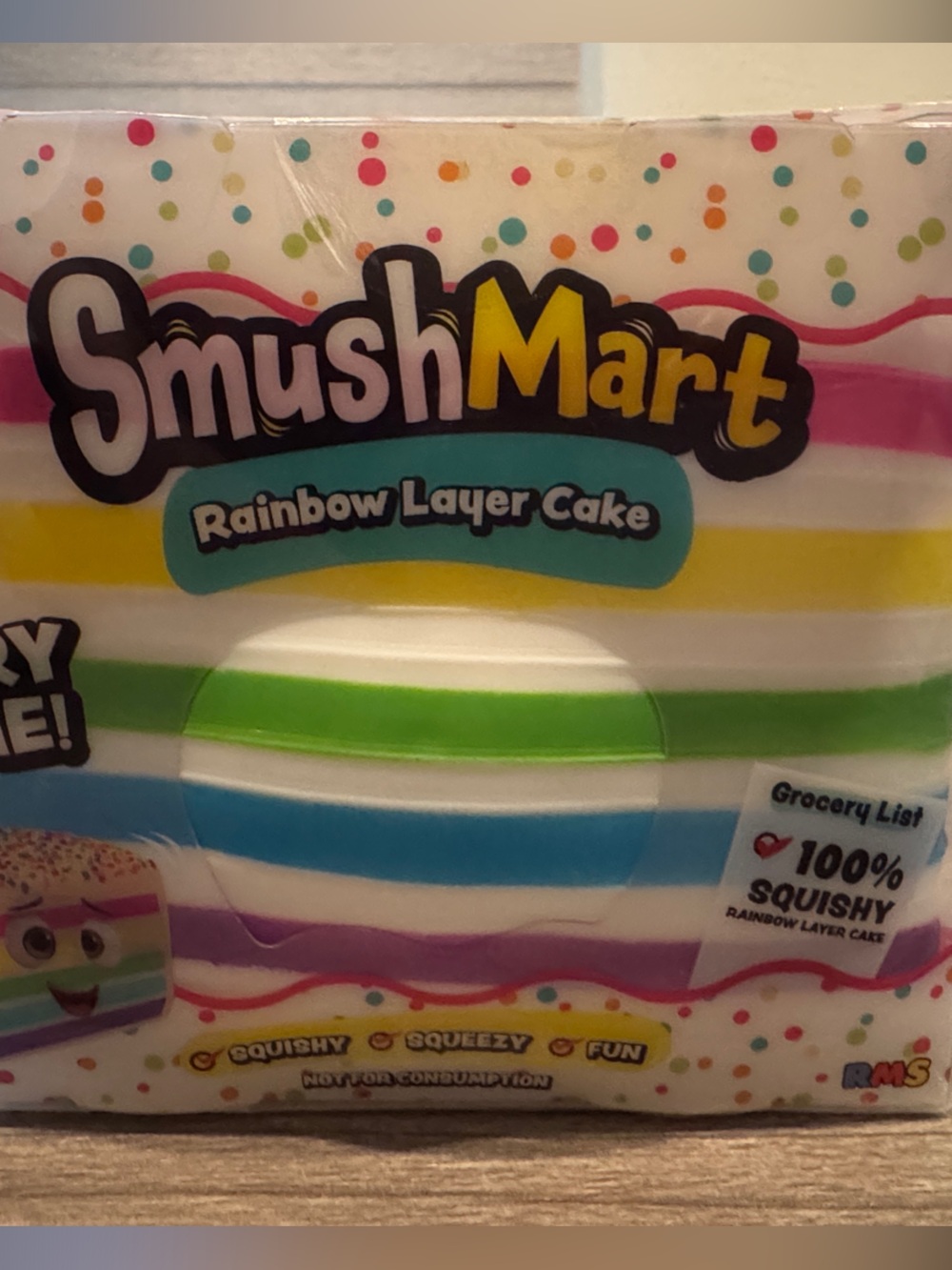 New SmushMart Rainbow Layer Cake Squishy - Multicolor